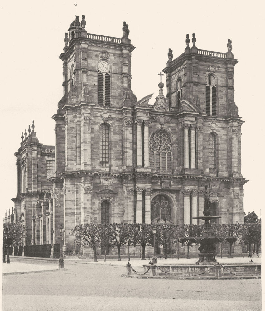 MARNE. Vitry-le-François- Église 1906 old antique vintage print picture